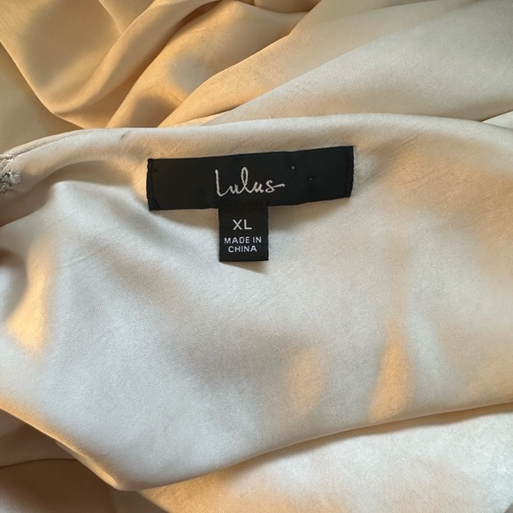 Lulus Satin Maxi Dress - Picture 6 of 6